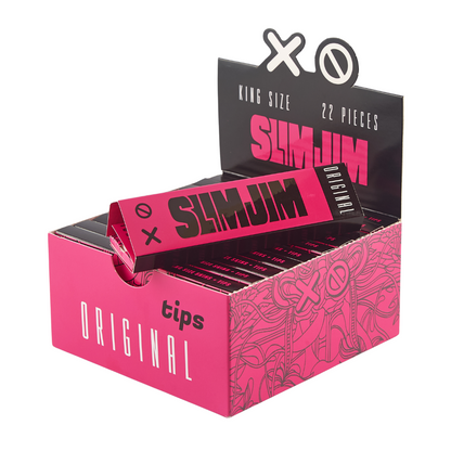 Slimjim - Original King Size Skins + Tips (Box of 22)